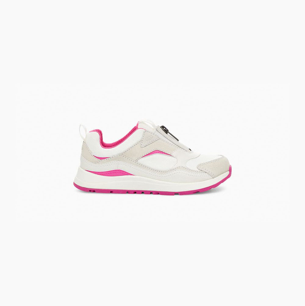 UGG CA805 White Pink Sneakers for Kids (MFAJ50971)